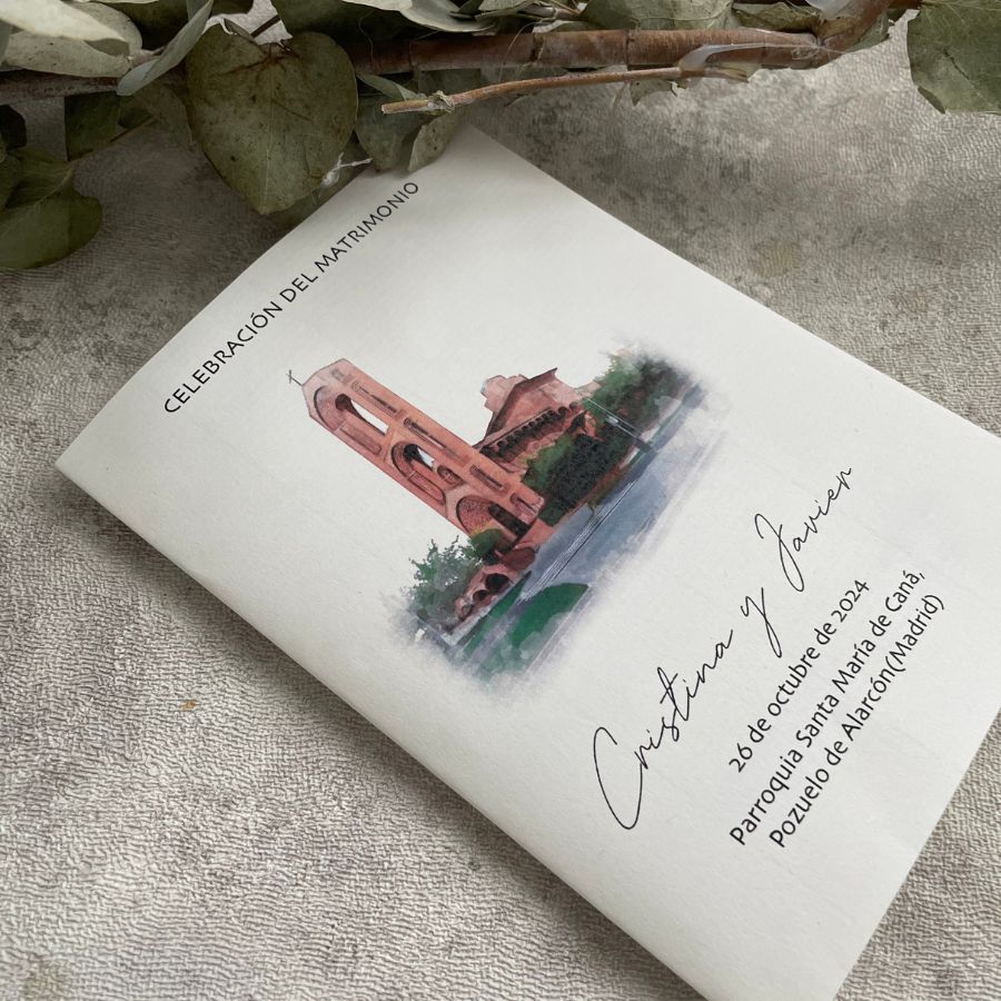 Diseño misal de boda Misales de boda económicos