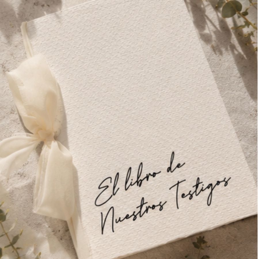Libro de Testigos para bodas