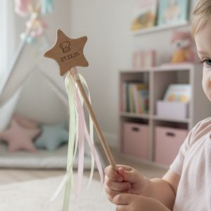 varita de madera personalizada